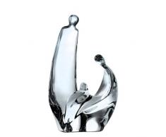 Cristal de Sèvres Holy Family Statuetta, Vetro, 21.5 x 17.5 x 9 cm