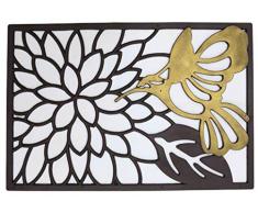 MUD STOPPER Lowton Zerbino, Gomma, Nero, 40 x 60 cm