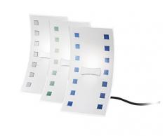Rossini Illuminazione Magda Lampada Tavolo Vetro Decorato E14, 7 W, Blu