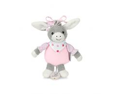 Sterntaler Peluche carillon Emmi LAsinello, Meccanismo carillon intercambiabile, Dimensioni: M, Bianco