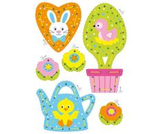 Vervaco grucce di Pasqua Decorazioni Kit di Ricamo, Multicolore, Set di 2