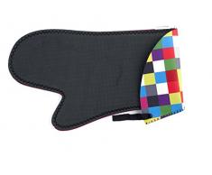 H&H Square Guanto Forno, Neoprene, Nero