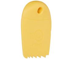 Mercer Culinary Silicone Plating Wedge graduato a Dente di Sega, Acciaio Inossidabile, Giallo, 1.9Â x 8.2Â x 24.2Â cm