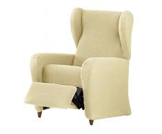 Eysa Cora Copripoltrona Bielastico Relax, Poliestere-Cotone, Beige, 36x27x9 cm