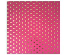 Toga prx218Â l Oro di Bombay 1Â Foglio di Carta Riciclata Carta Pois Rosa 38Â x 56Â x 0.1Â cm