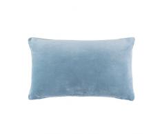 Filocolore fdc231Â Custodia di Cuscino, Velluto, Petrolio, 27Â x 17Â x 2Â cm