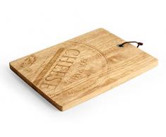 H&H Wood Tagliere per Formaggio, Legno, Beige
