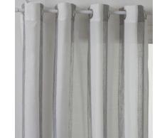Homemaison Tenda con Gioco di Righe, Poliestere, Grigio, 240 x 140 cm