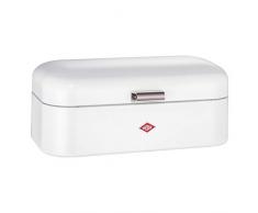 WESCO Grandy Contenitore per Pane Rettangolare Bianco Acciaio