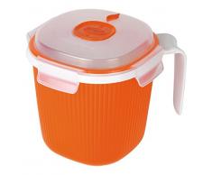 Snips Forbici per microonde, Plastica, Orange, Milk, Tea And Soup Mug Warmer 0.7L