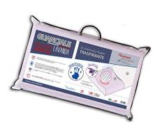 V.I.P. Cuscino Cervicale Foratura Passante Memory Foam con Trattamento Lavanda Guanciale 42 x 72 x 11, Made in Italy