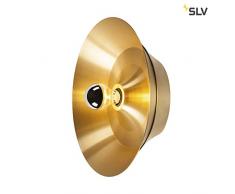 SLV BATO 35 CW, lampada da parete e da soffitto per interni, in ottone, E27, max. Lampada da 60 W, in alluminio, 0 W, colore: oro