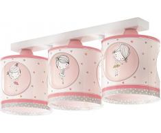 Dalber Danza Lampada da soffitto 60 W, Multicolore, 205 x 510 x 150