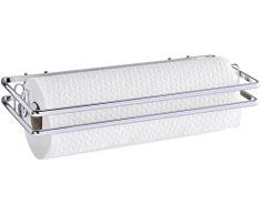 Wenko 54820100 Style Portaspezie, Metallo cromato, Argento lucido, 7 x 30 x 7 cm, argento brillante, 13 x 32 x 4 cm