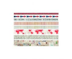 Tim Holtz Cassetta Postale Design, Multicolore