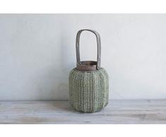 LUXE LODGE Portacandele, Verde Chiaro, Unica