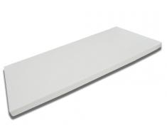 FMP Matratzenmanufaktur Coprimaterasso, Materiale espanso, Bianco, 120 x 200 cm