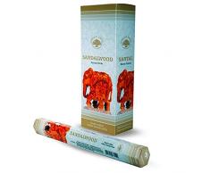 GREEN TREE CANDLE 8903664100456Â Legno di Sandalo incenso