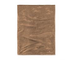 Tom Tailor angorina Coperta di Pile, 150Â x 200Â cm, Microfibra, Marrone, 38Â x 27Â x 3.5Â cm