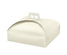 GarcÃ­a de Pou 168.39 - Scatole Per Torta 31X31X7 Cm Bianco Cartone - 20 unitÃ 
