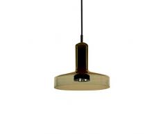 Artemide Stablight C - Lampadario a Sospensione in Alluminio e Vetro, Colore: Verde Ambra