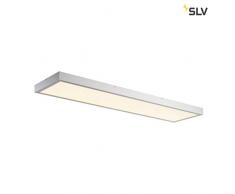 SLV Panel 1200x300mm LED Indoor Lampada da soffitto, 3000K, Argento Grigio Lampada, Alluminio, 45 W, Grigio