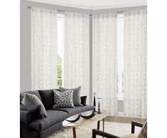 Home Maison - Tenda per Finestra Ricamata, Motivo Floreale, Multi, 38x84