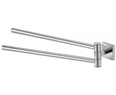 FERIDRAS Easy Portasciugamani a Snodo, Cromo, 6x8x37 cm