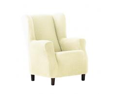 Eysa F817060 Cora Copripoltrona Bielastico, Poliestere-Cotone, Greggio, 36x27x9 cm