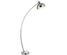 Versanora VN-L00024-EU Arco Lampada da Pavimento 60 W, Cromo, 88 x 25 x 160 cm
