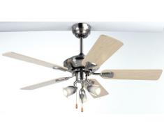 Micromark 30102 - Ventilatore da soffitto Louisiana, 42 cm