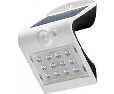 Goobay 45802 Applique LED ad Energia Solare con Sensore di Movimento, 1.5 W, Bianco