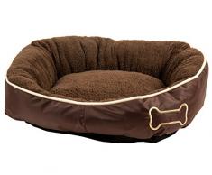 Karlie 516426Â Cani Letto chipz Rotondo, Marrone