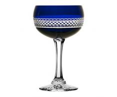 Crystaljulia 10848 - Bicchieri per Martini, in cristallo al piombo, 170 ml