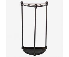 Better & Best Portaombrelli da 4 + 1 a Forma di Mezzaluna, Nero, Dimensioni: 32 x 17 x 61,5 cm, Materiale: Metallo, Taglia Unica