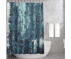 Bonamaison Tende da Doccia, Poliestere, Multicolore, 155x220 cm
