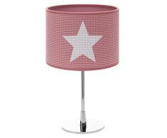 Alondra notte lampada bambini da tavolo E27, W, Rosa Empolvado, 20Â x 33.5Â cm