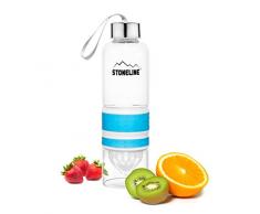 STONELINE 2-in-1 Borraccia con Succo Stampa, Blu