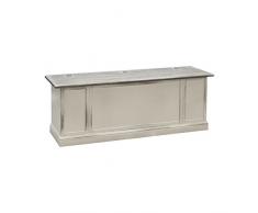 Pieffe Mobili Bolognese Cassapanca Baule, Legno, Shabby, 100x35x45 cm