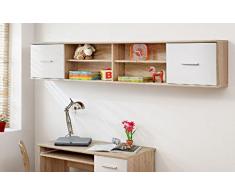 THETA DESIGN by Homemania Cassettiera, CASSETTIERA Firenze, Corpo: rovere sonoma dark, fronte: marrone