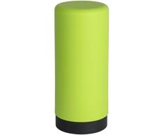 Wenko 54690100Â Dispenser per detersivo Easy SQUEEZ e dispenser di sapone CapacitÃ 0.25Â L, Silicone, Verde, 6Â x 6Â x 14Â cm