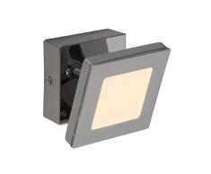 Brilliant g19910/15Â a, Faretto da soffitto, Metallo, 6Â W, cromato, 13.5Â x 12Â x 10Â cm