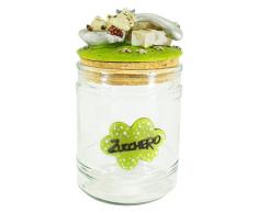 Paolo Chiari Funny Alice Barattolo per Il caffè con Applicazione Mucchina, Multicolore, 10 x 10 x 17 cm