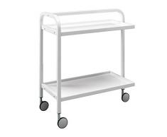 Twist Design Kansk Carrello Cucina, Metallo, Bianco, Taglia Unica