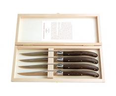 Laguiole - Set di 4 coltelli da Bistecca, wengÃ©