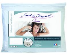 Notte Francia 329373 160x200 Surconfort Materasso di Cotone Bianco 200 x 160 x 1 cm