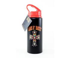 GB Eye Ltd Guns N Roses logo, borraccia, in alluminio, multicolore, 7.2Â x 7.2Â x 21.7Â cm