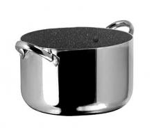 Aeternum Linea Grande Famiglia PRO, Pentola, Acciaio Inox, Antiaderente, 26 cm