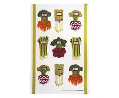 Almedahls verdure estive strofinaccio, misto cotone, verde, 25 x 20 x 0.5 cm