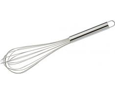 Iris 2166 Frusta a Tubo, in Acciaio Inox, Argento, 25,8 x 2 x 9,6 cm